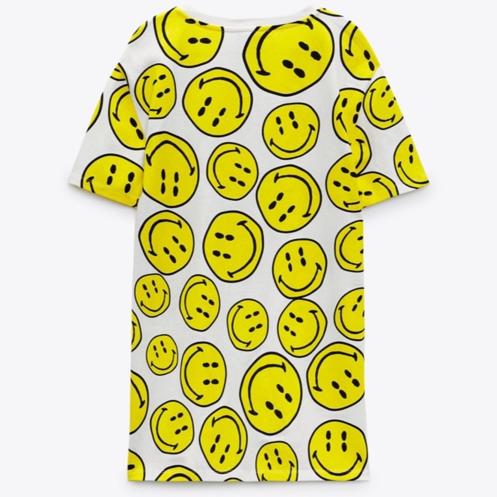 ZARA SMALEY HAPPY FACE COLLECTION DRESS bloggers favorite - Picture 4 of 7